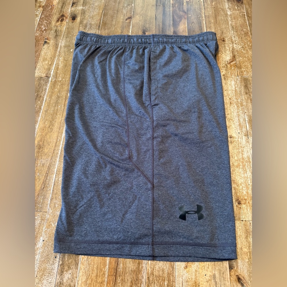 Under Armour Men's Charcoal Athletic Long Shorts